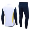 Real Madrid Quarter Zip Witte Trainings Sweatshirt Pak 2023-24